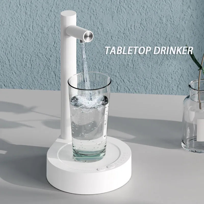 "Turn Drinking Water into an Unforgettable Experience: Stylish USB Water Pump"