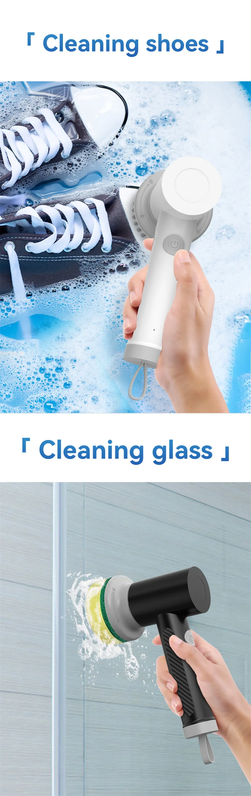 Xiaomi Wireless Electric Cleaning Brush Housework Kitchen Dishwashing Brush Bathtub Tile Professional Cleaning Brush