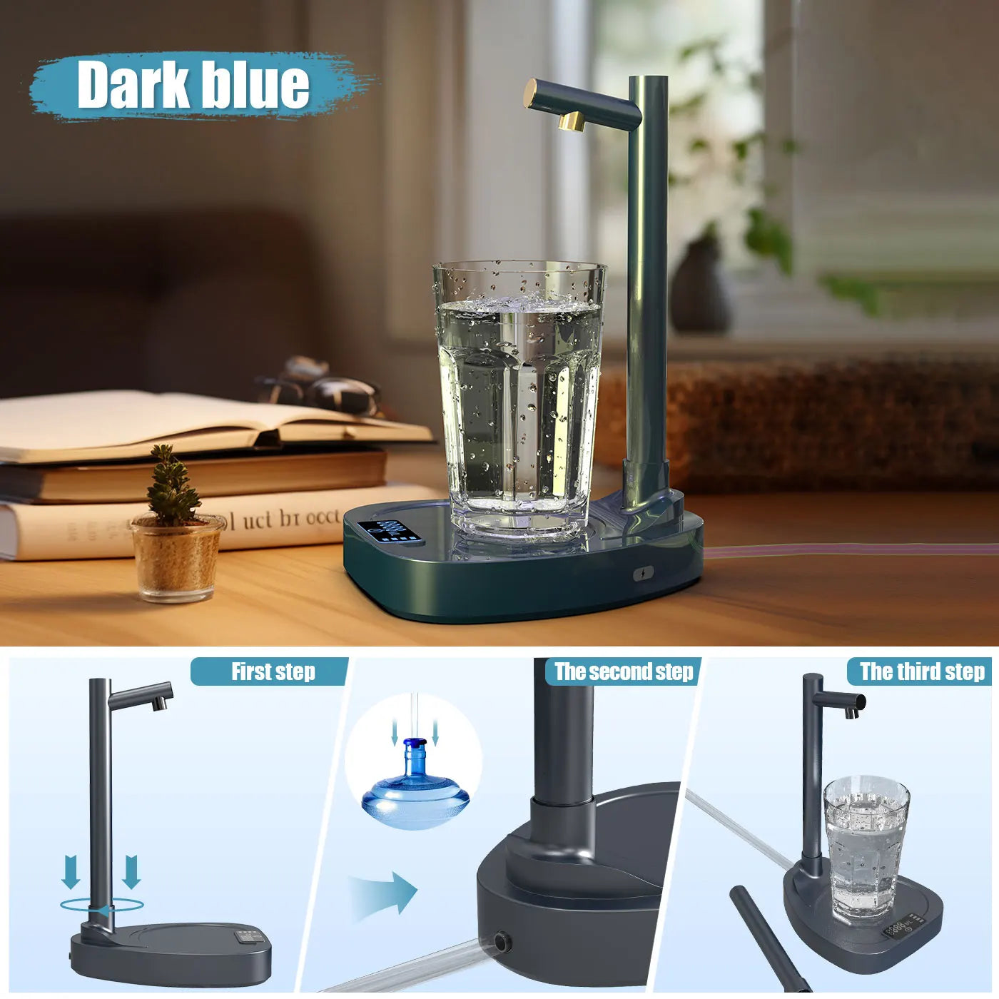 "Turn Drinking Water into an Unforgettable Experience: Stylish USB Water Pump"