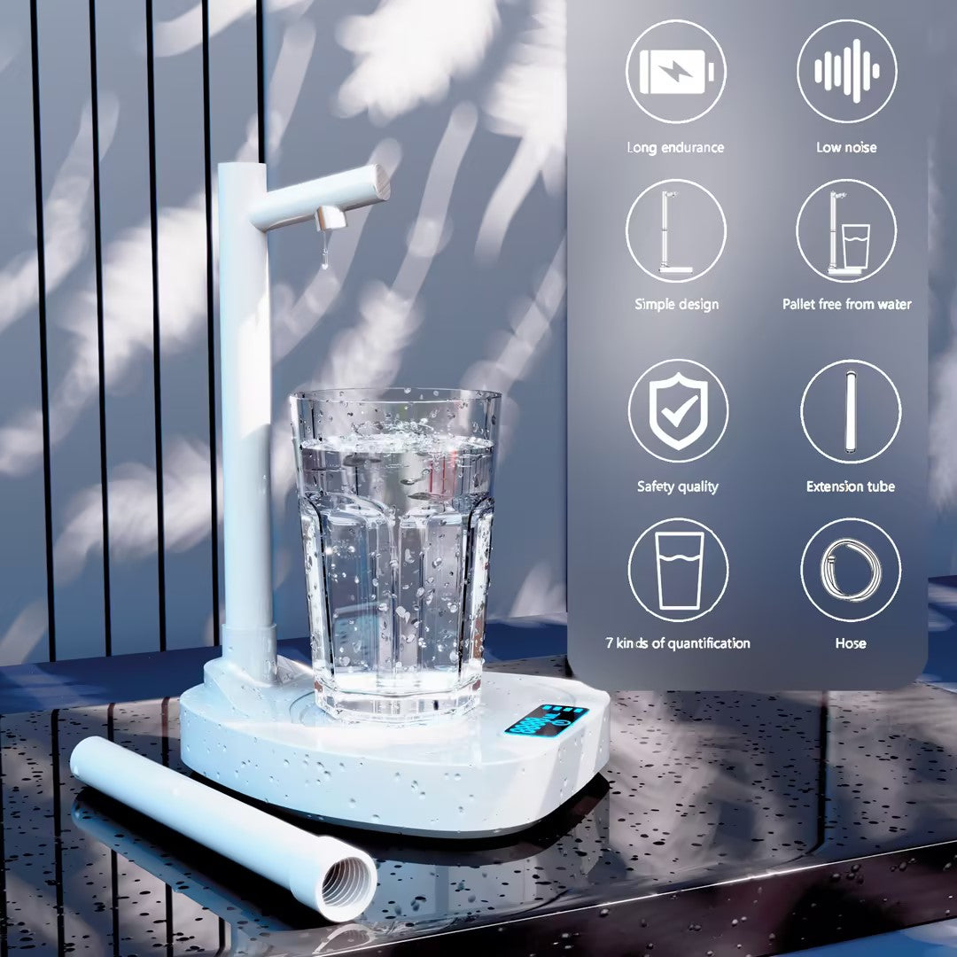 "Turn Drinking Water into an Unforgettable Experience: Stylish USB Water Pump"